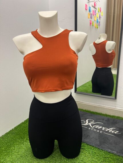TOP LICRA HOMBRO ASIMETRICO