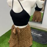 FALDA PANTALON FLORES