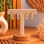 PENDIENTES ACERO ARO BRILLANTE