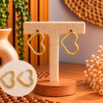 PENDIENTES ACERO CORAZON