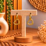 PENDIENTES ACERO CORAZON COLGADO