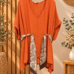 BLUSA CON CINTO DE PAÑUELO