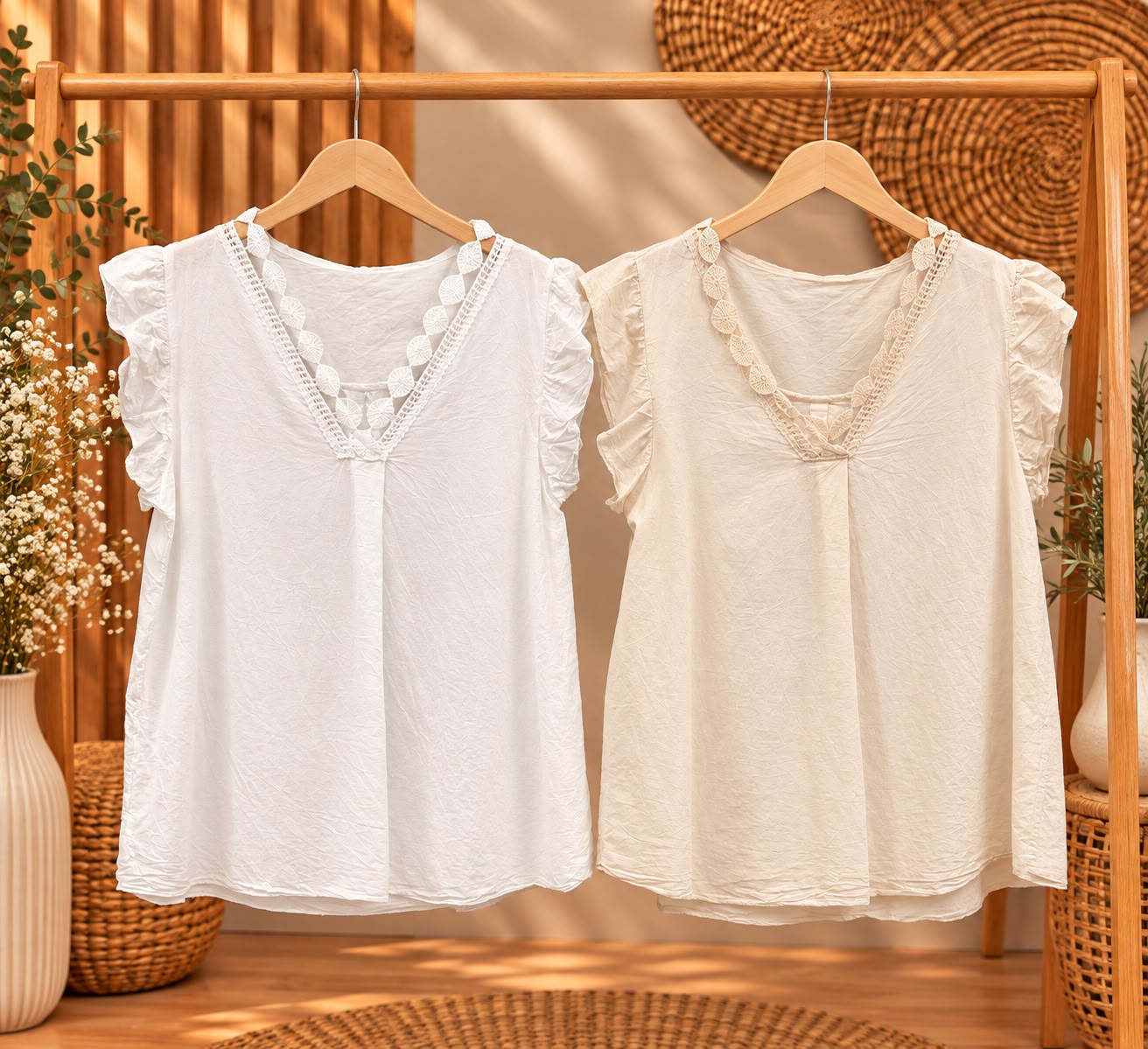 WhatsApp Image 2026-10-14 at 19.39.07 BLUSA DECORACION CUELLO CON VOLANTES SIS - Imagen 1