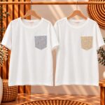 CAMISETA ARMONIAS BOLSILLO LEOPARDO