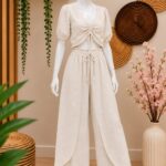 CONJUNTO FRUNCIDO PECHO Y PANTALON