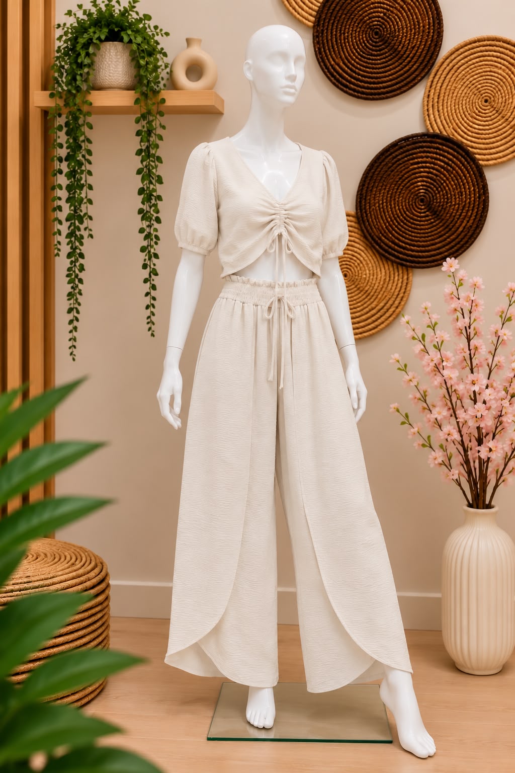WhatsApp Image 2026-10-17 at 13.04.57 CONJUNTO FRUNCIDO PECHO Y PANTALON - Imagen 1