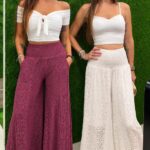 PANTALON BOHO ENCAJE ANCHO