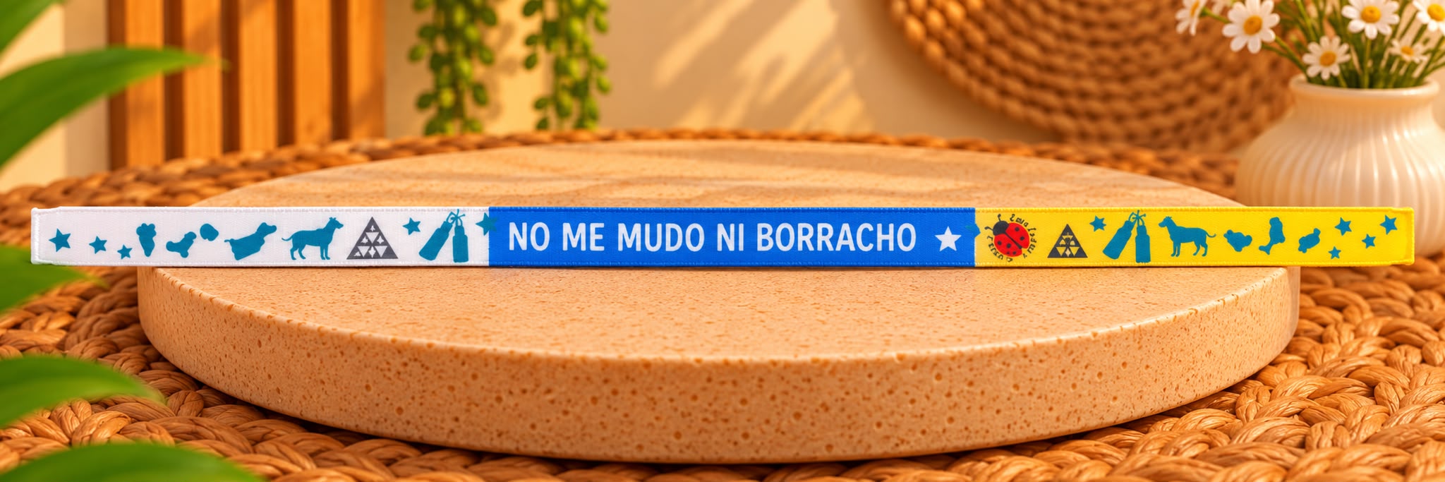 WhatsApp Image 2026-10-06 at 12.03.23 PULSERA " NO ME MUDO NI BORRACHO " - Imagen 1