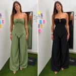CONJUNTO TOP ANILLA + PANTALON LINO