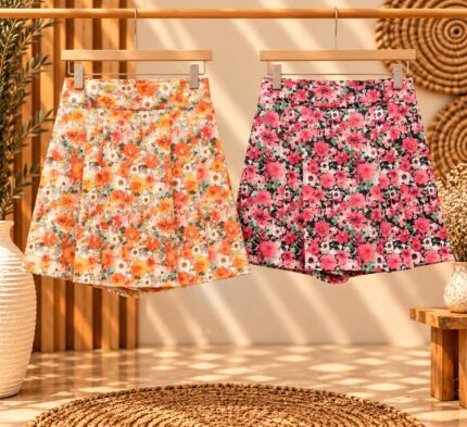 FALDA/SHORT ESTAMPADO